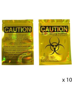 Caution Yellow Herbal Incense 4g