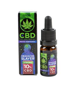Euphoria 10% CBD Oil with Terpenes Headache Slayer