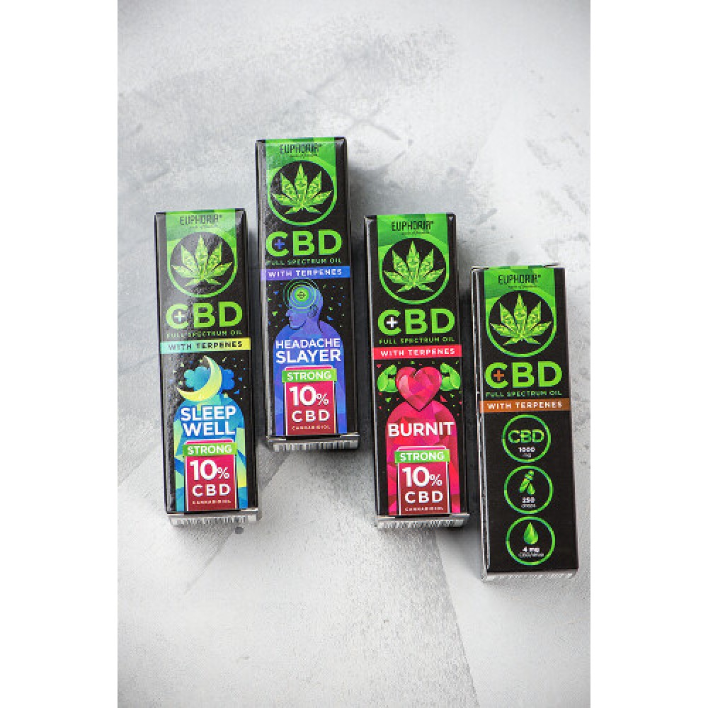 Euphoria 10% CBD Oil with Terpenes Burnit - Image 2